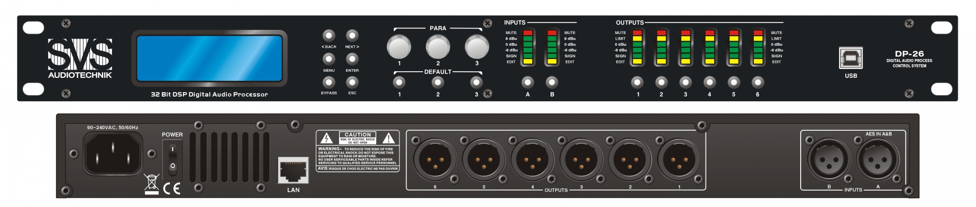 SVS Audiotechnik DP-26 Цифровой процессор: 2 входа 6 выходов в Красноармейске
