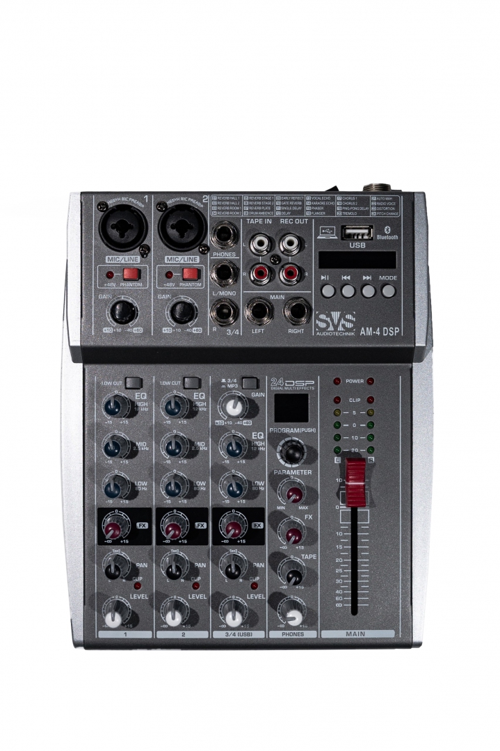 SVS Audiotechnik mixers AM-4 DSP Аналоговый микшерный пульт, 4-канала в Красноармейске